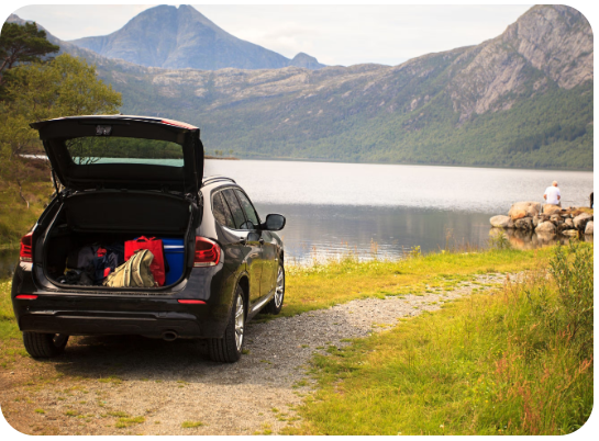 What does Faye’s rental car add-on include