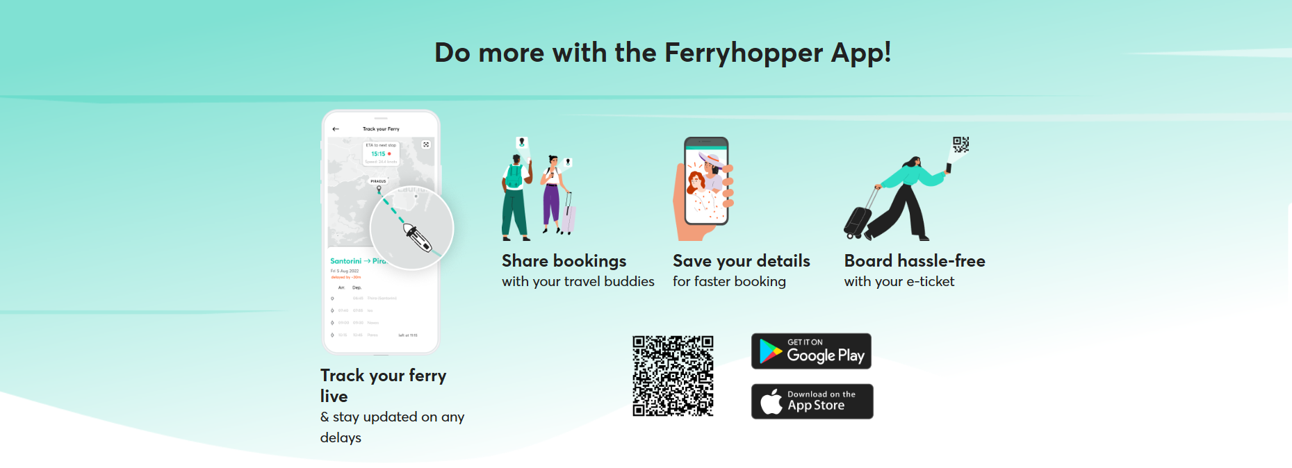 Do more with the Ferryhopper App!