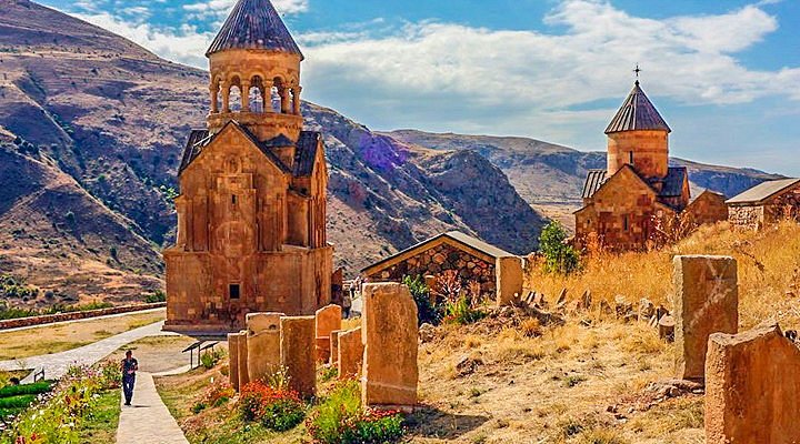 Noravank Red Cliffs and Architecture